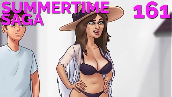 SUMMERTIME SAGA #161 • This bikini top can barely hold those jugs in